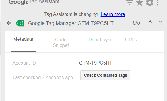 google tag assistant