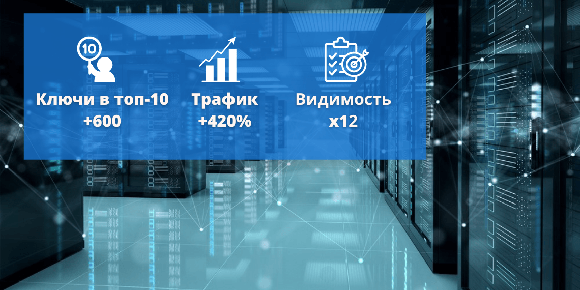 поисковой оптимизации сайта по обслуживанию IT-инфраструктуры